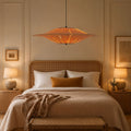 Lightsin Serene Wood Veneer LED Pendant Light with Tranquil Disc Design
