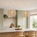 Lightsin Woven Rattan Ceiling Light for a Serene Ambiance