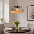 Glyph-Lightsin Geometric Bamboo Pendant Light for a Touch of Natural Modernity