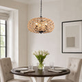 ‍Lightsin Rustic Hemp Rope Globe Pendant Light for Farmhouse and Industrial Style (100% off)
