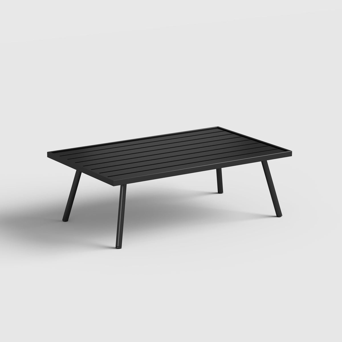 4 Piece Aluminium Outdoor Sofa Set with Glass Table Garden Furniture