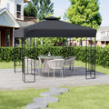 9ft Steel Outdoor Pergola with Minimalist Design