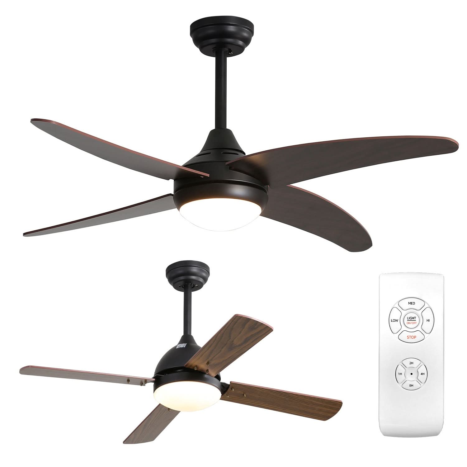 42Inch/48Inch Ceiling Fan Light with LED Lamp & Remote Control