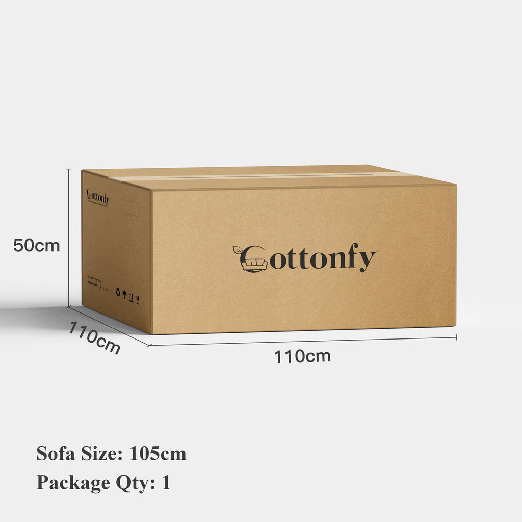 Cottonfy Corduroy Modular Wide Seat Chaise Sofa Block