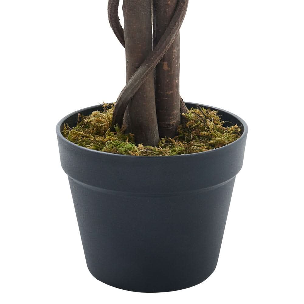 Artificial Greenery Flowering Tree Potted Plant 150cm High