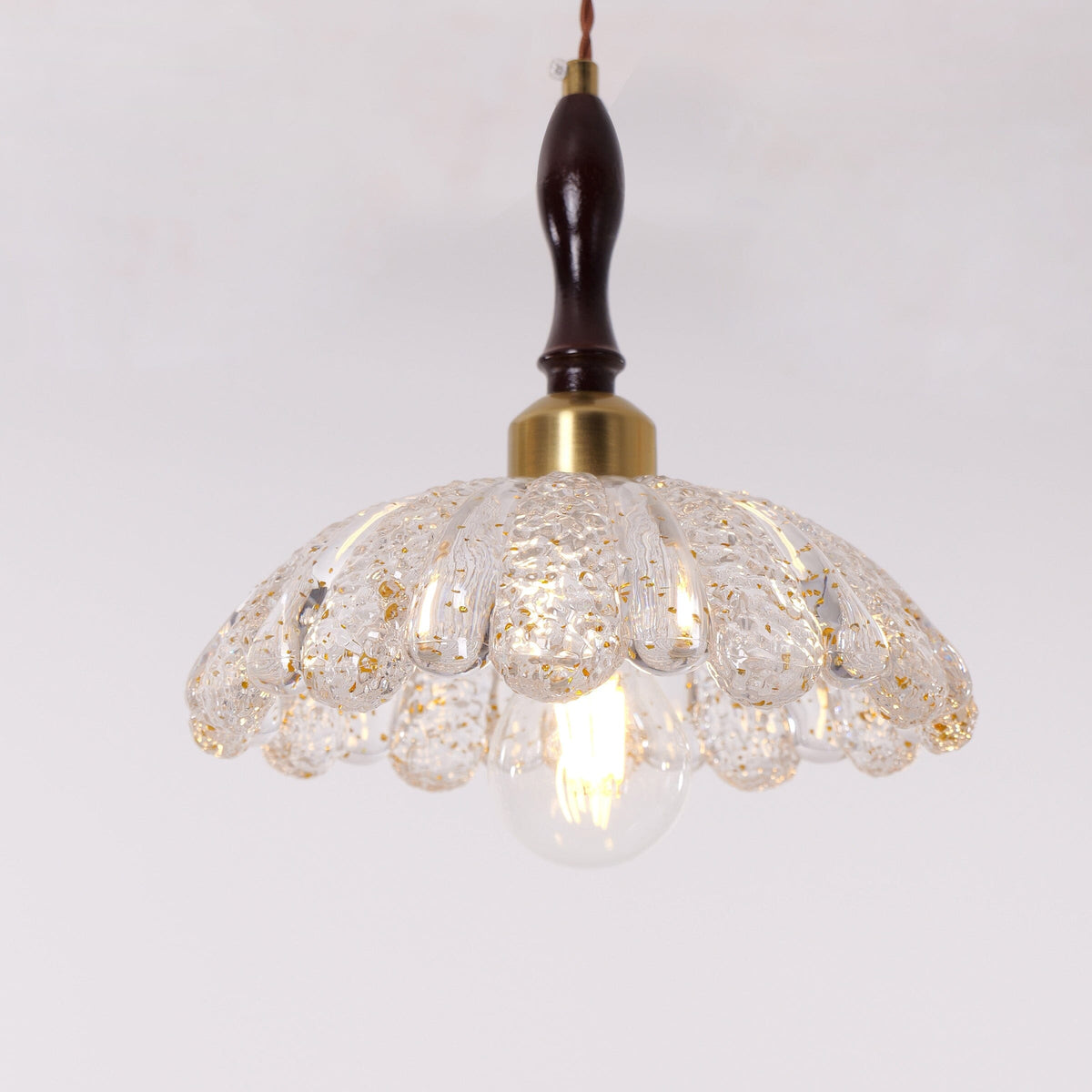 3-Light Walnut Resin Mini Pendant Light | Adjustable Bar Ceiling Lamp