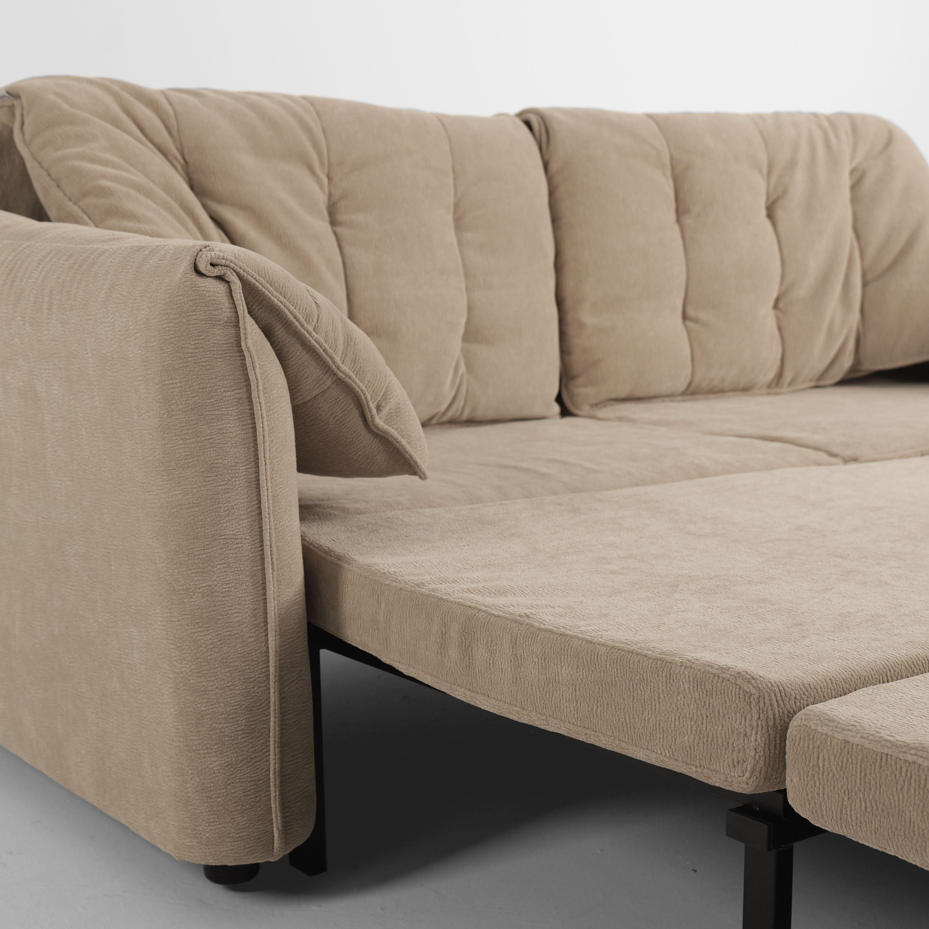 Cottonfy Upgraded Cloud Chenille Skin Friendly Sofa Bed with Storage