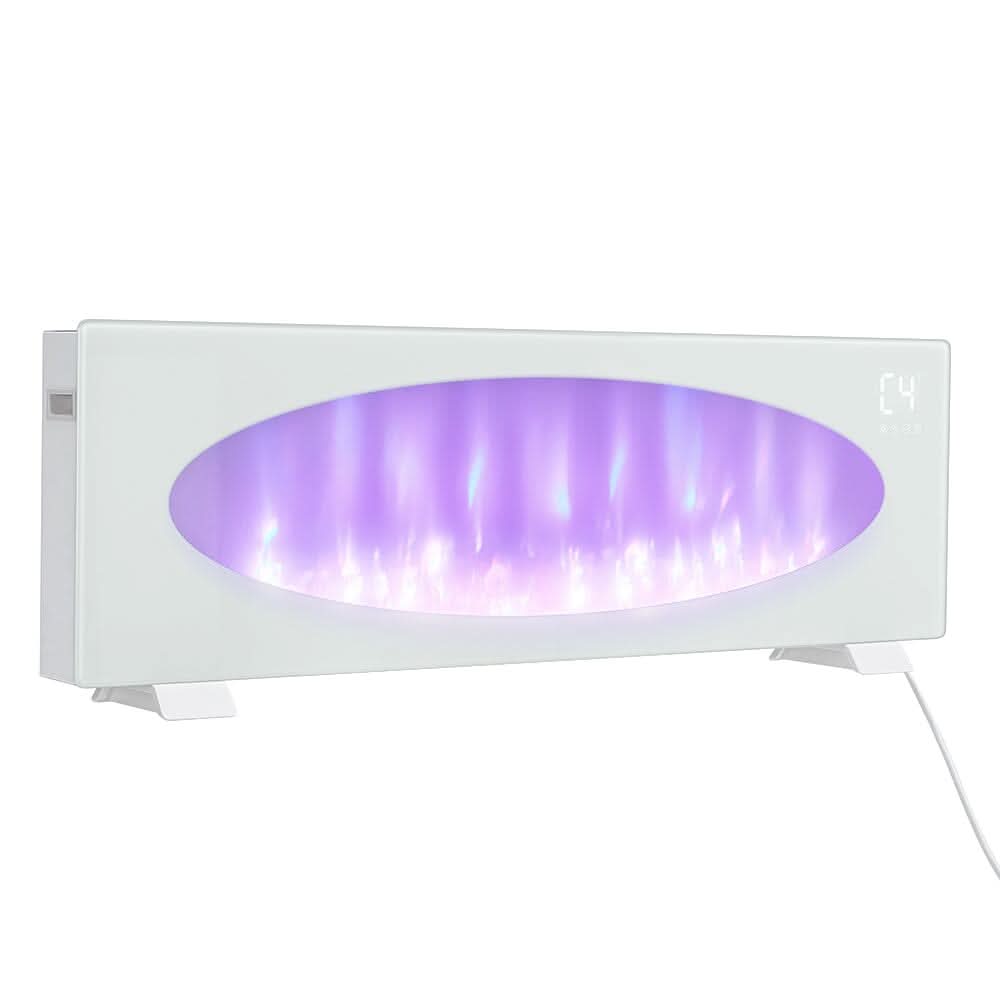 42 Inch Freestanding Electric Fireplace 2000W 7 Vibrant Colours