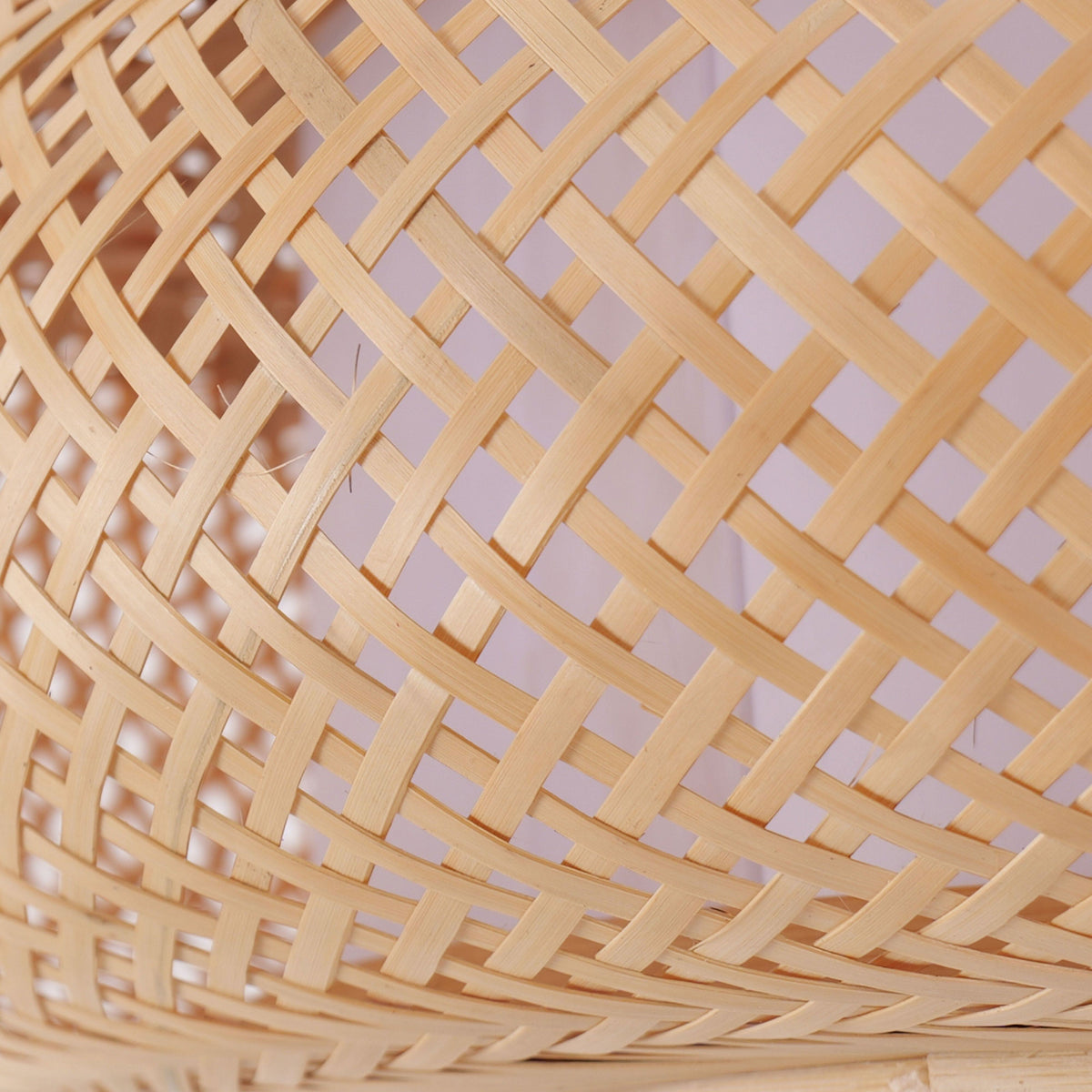 Lightsin Lutta-Natural Bamboo Pendant Light for Warm Ambiance Décor