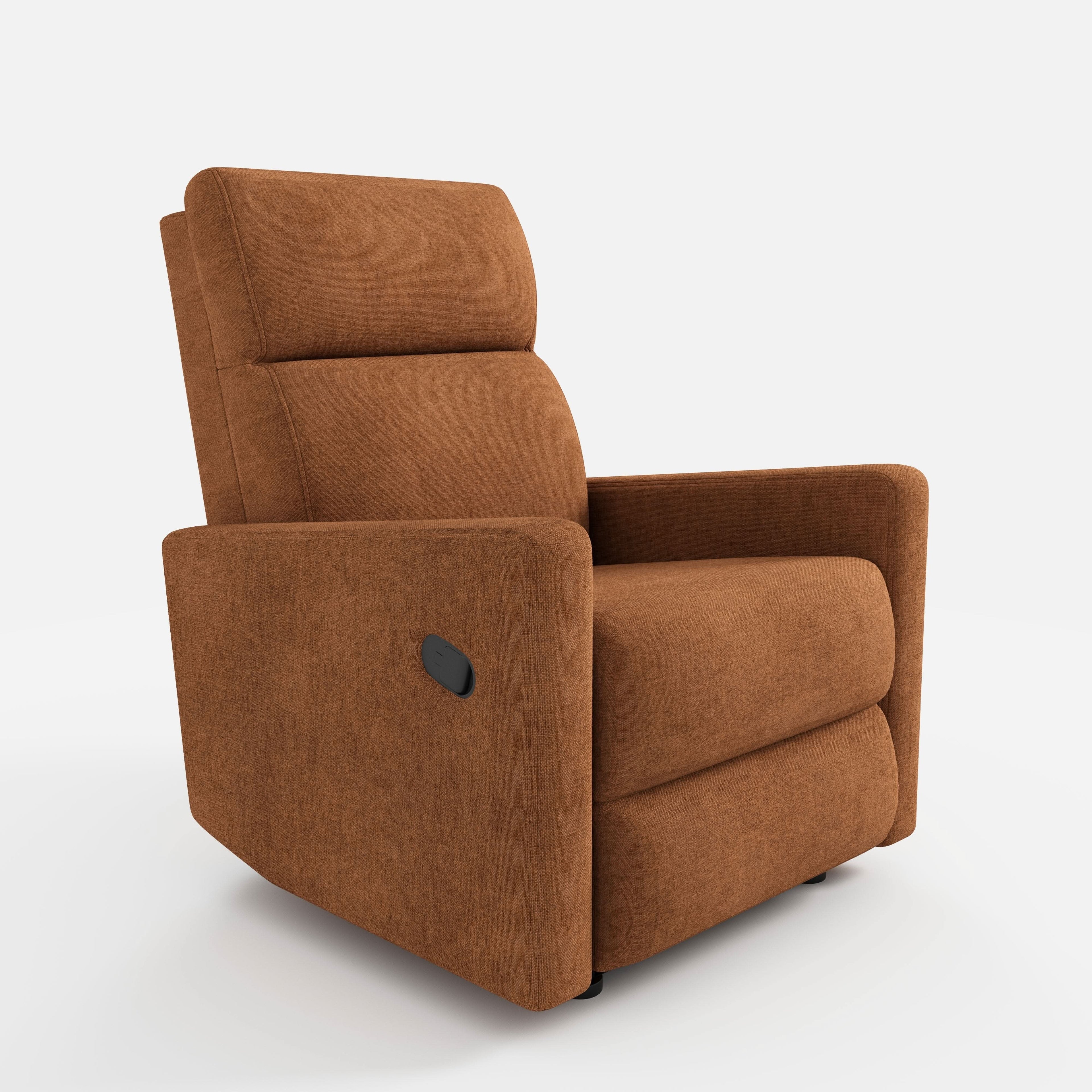 Multi-Angle Recliner Armchair with USB Charging