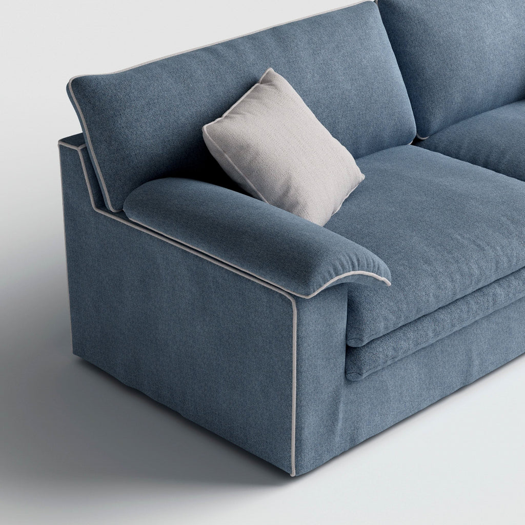 Cottonfy Stylish Lambswool Sofa with Detachable Design