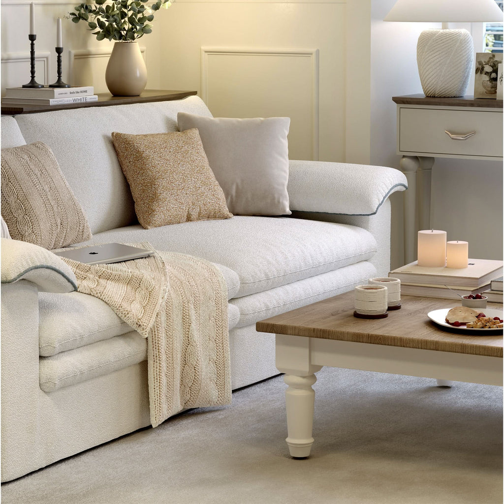 Cottonfy Stylish Lambswool Sofa with Detachable Design