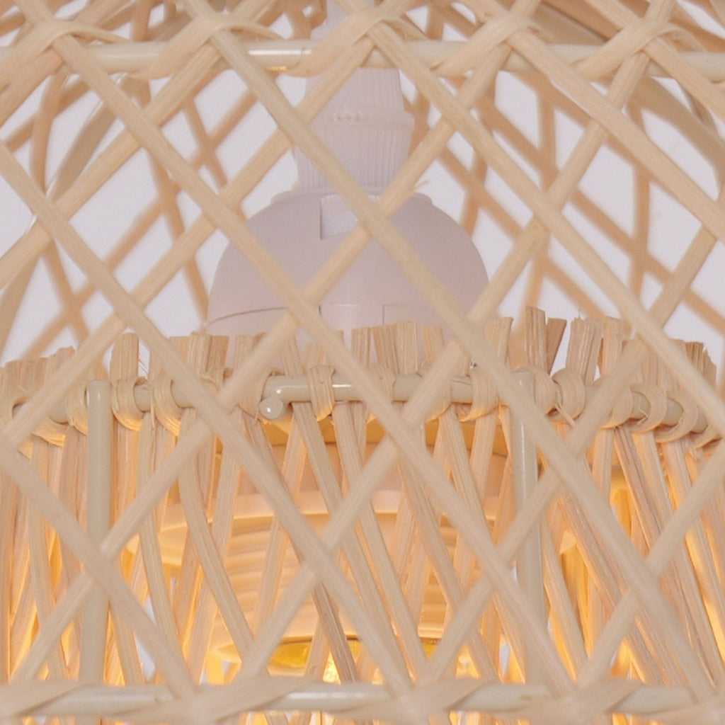 Lightsin SolNest Boho Rattan Hanging Lamp