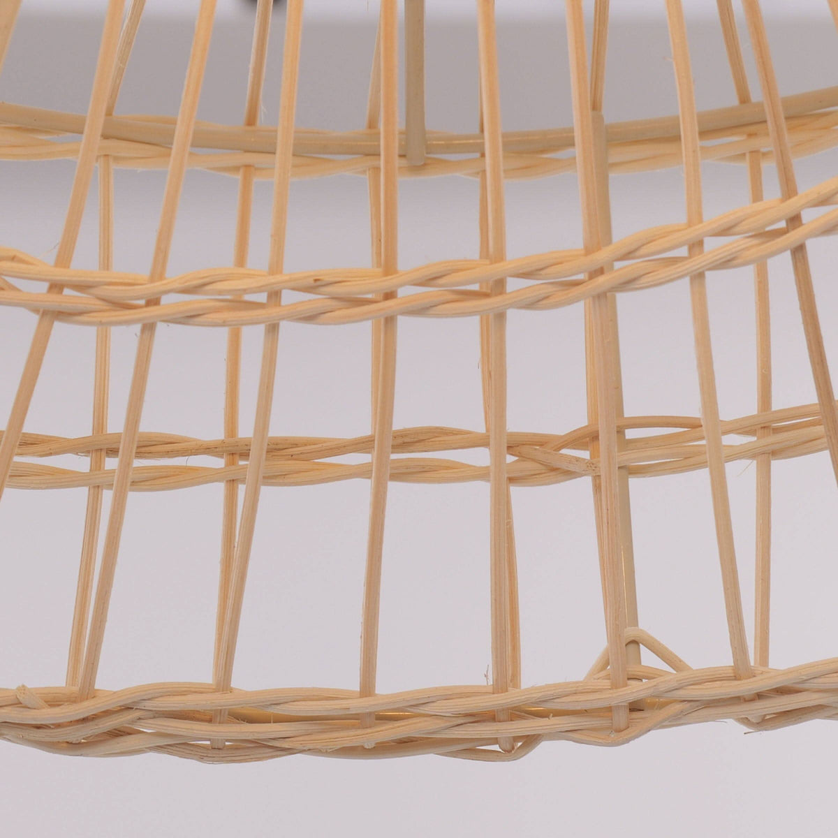 Lightsin NestLine Handwoven Shallow Pendant Lamp
