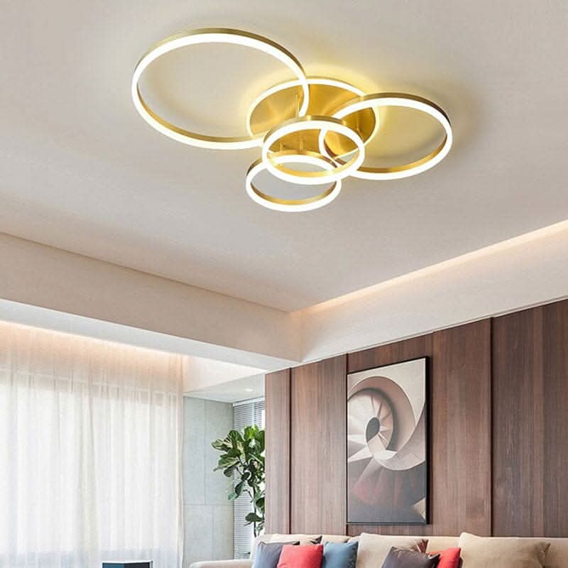 2/3.5 ft Circles  Ceiling Light with LED Dimmable/Non-Dimmable