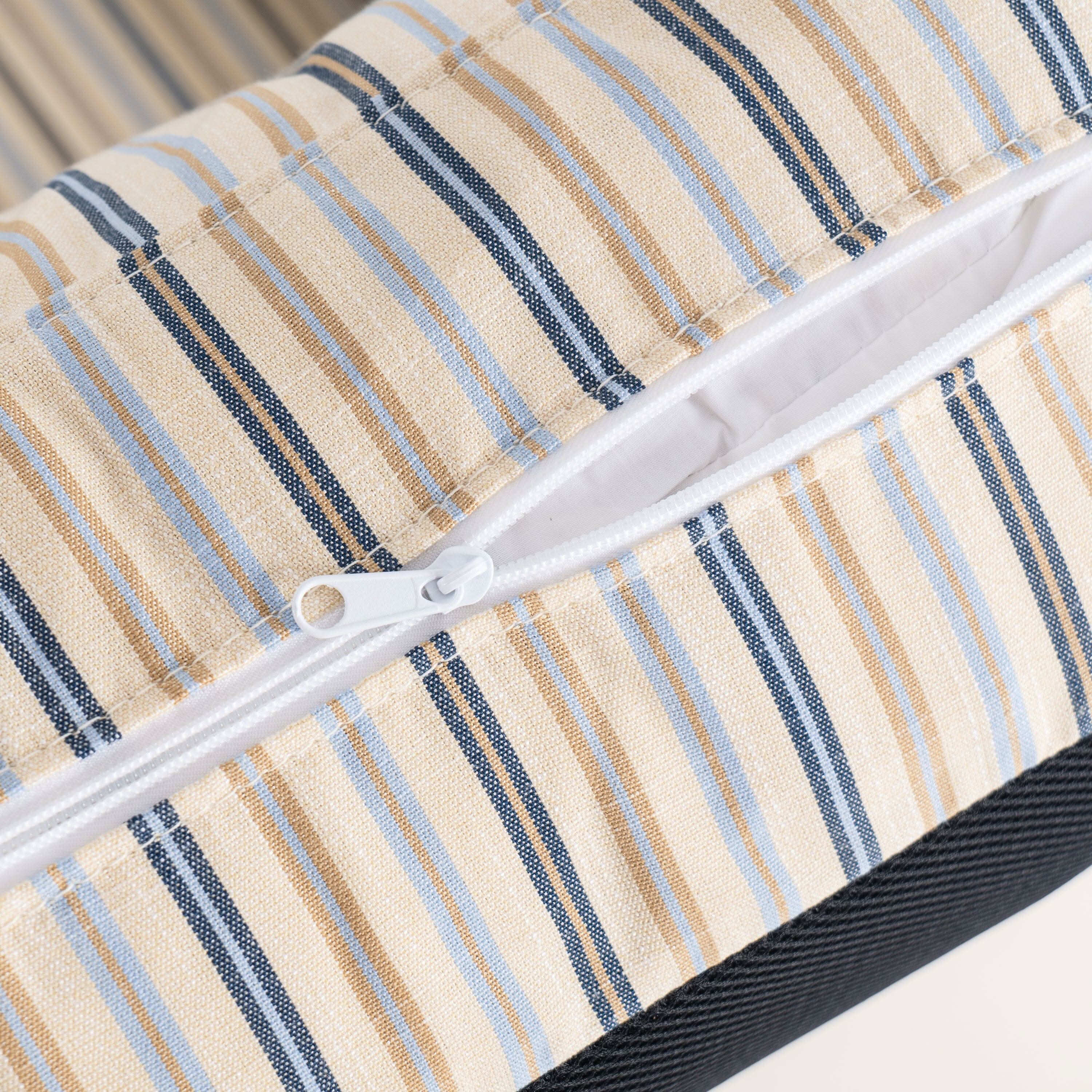Cottonfy Minimalist Stylish Detachable Striped and Checkered Pattern Sofa