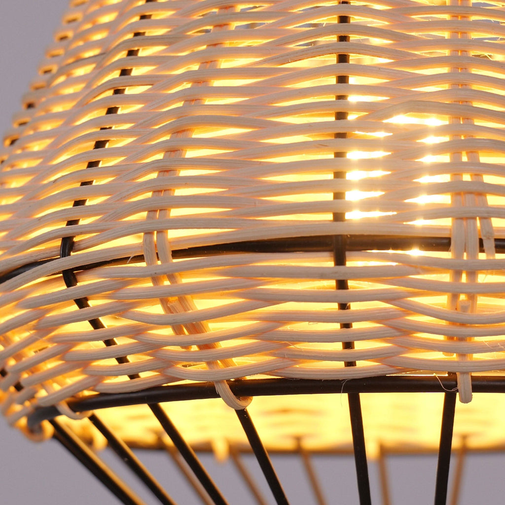 Glyph-Lightsin Hexagonal Woven Pendant Light for Natural Warmth and Modern Style