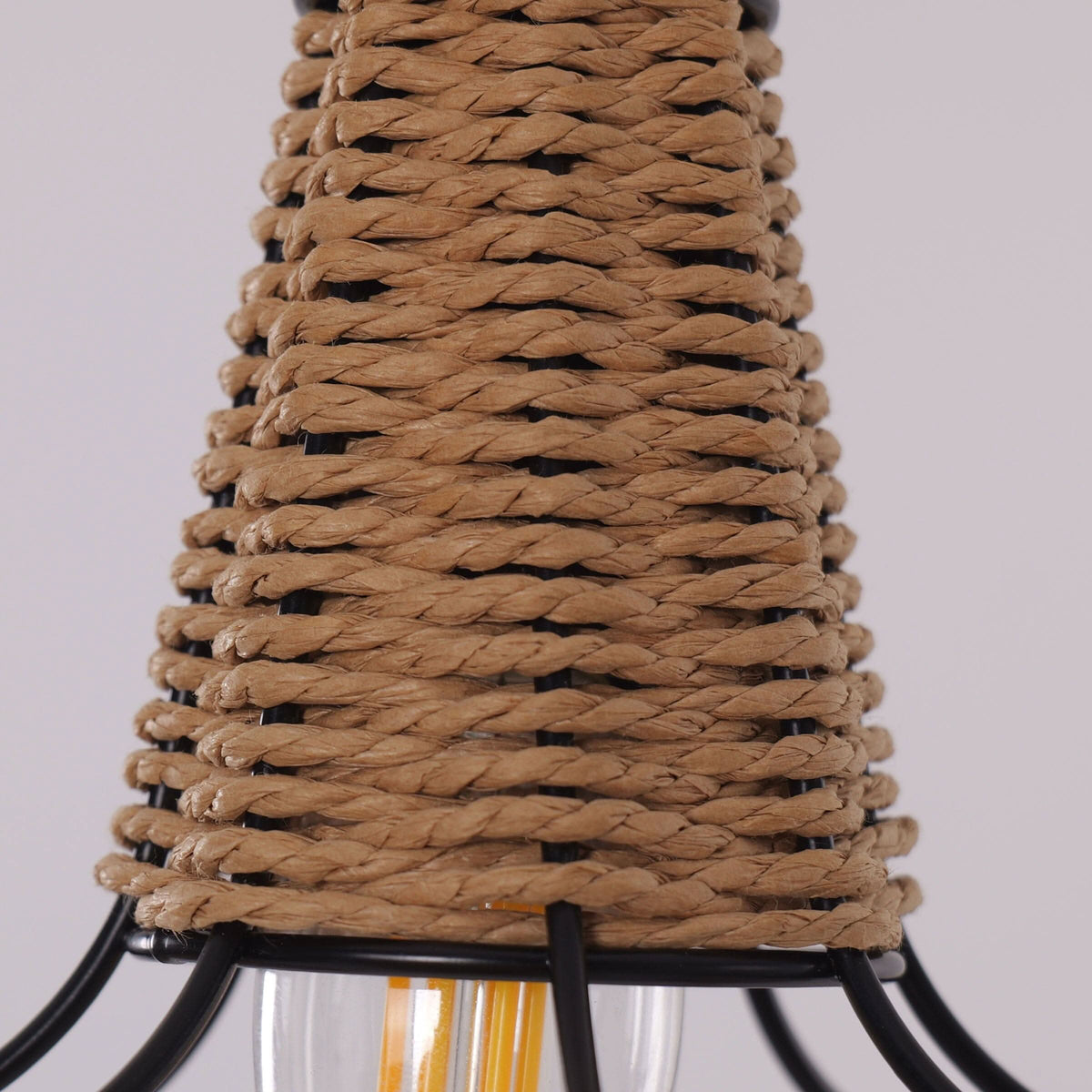 Glyph-Lightsin Woven Rattan Cage Pendant Light for Natural Charm and Effortless Elegance