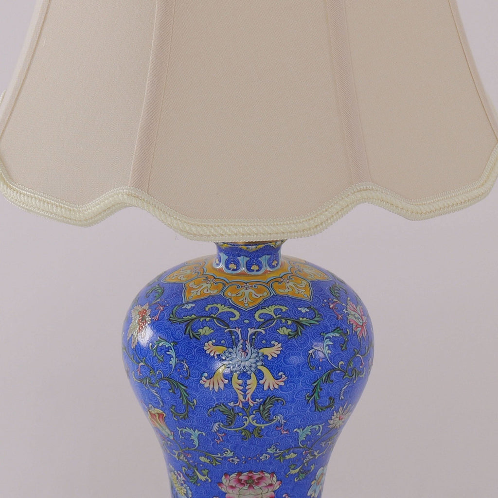 Lightsin Elegant Handcrafted Ceramic Table Lamp Collection with Floral Design