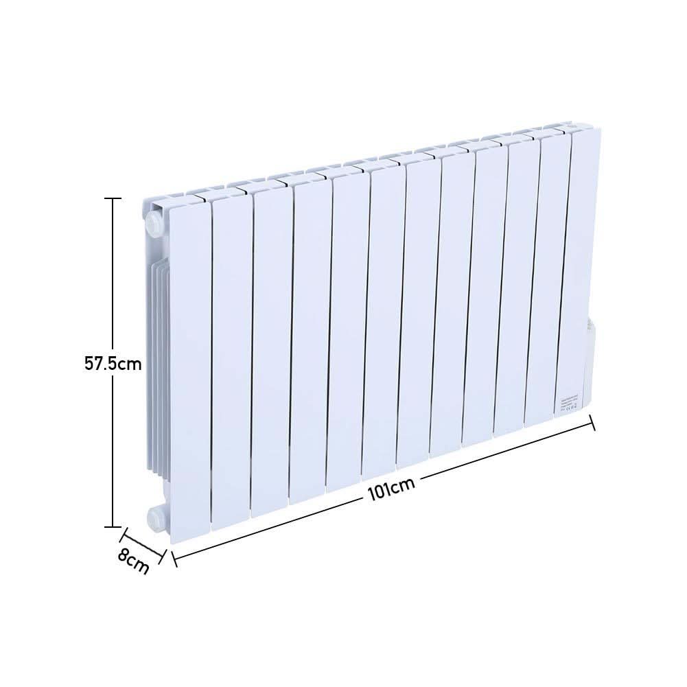 57.5 H Oil Filled Electric Radiator Heater with LCD Thermostat 900W to 2000W Space Heaters