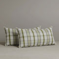 ‍Exclusive Waist Cushion in Moss Green Checkered Cotton Linen, 56*27*12 CM (100% off)
