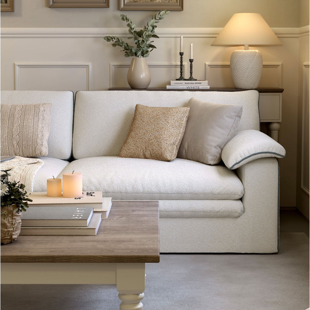 Cottonfy Stylish Lambswool Sofa with Detachable Design