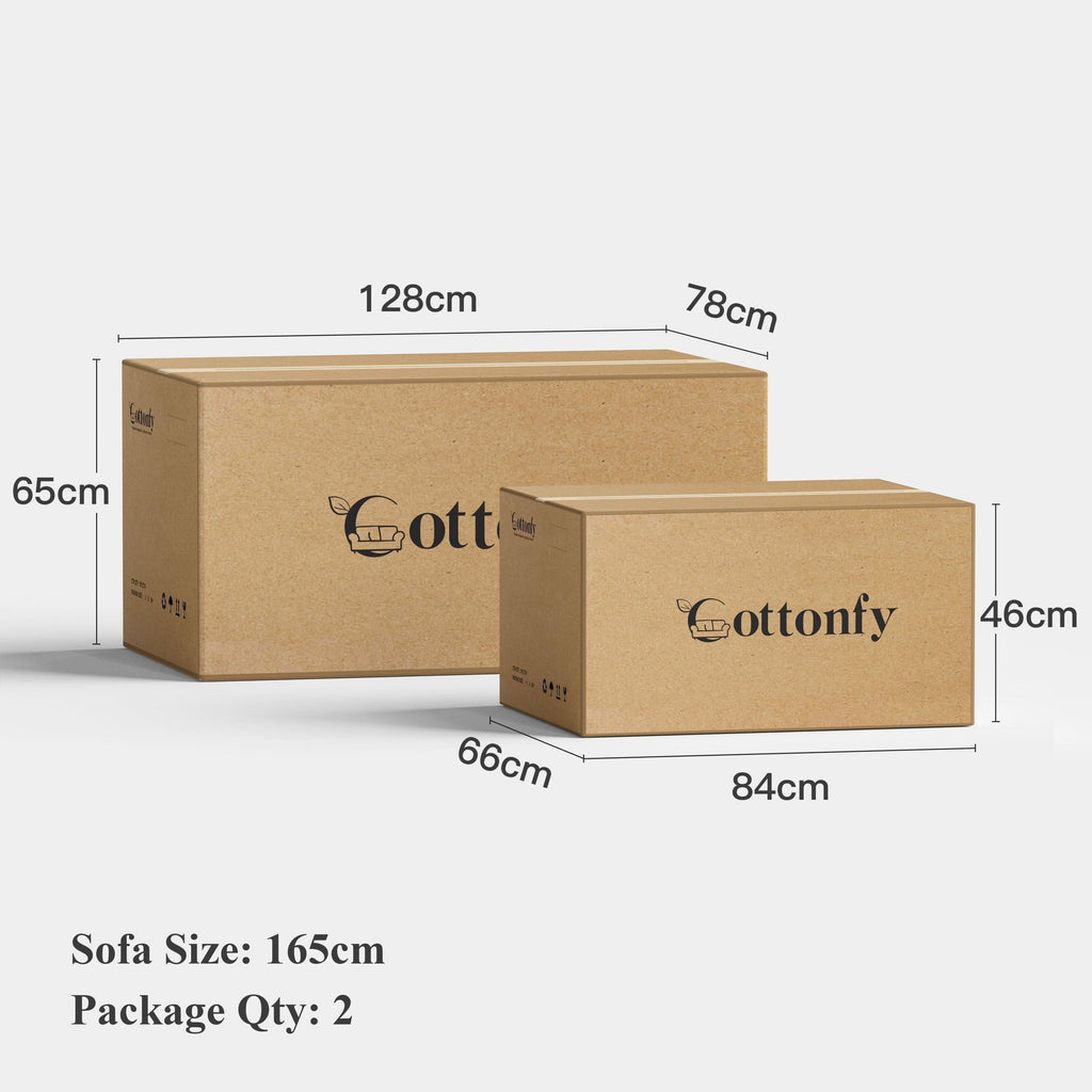 Cottonfy Multifunctional Sleeper 3 Seater Sofa Bed with Storage Space