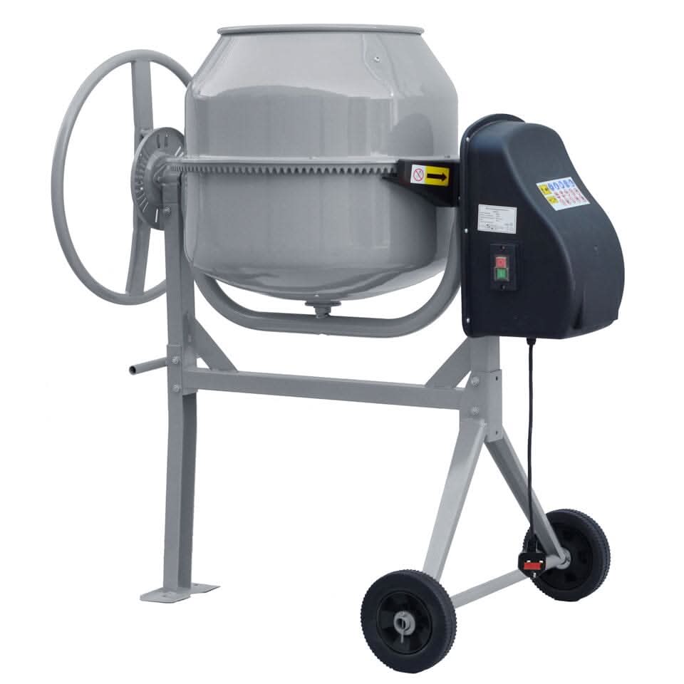 Durable and Versatile Cement Mixer with Easy Movement