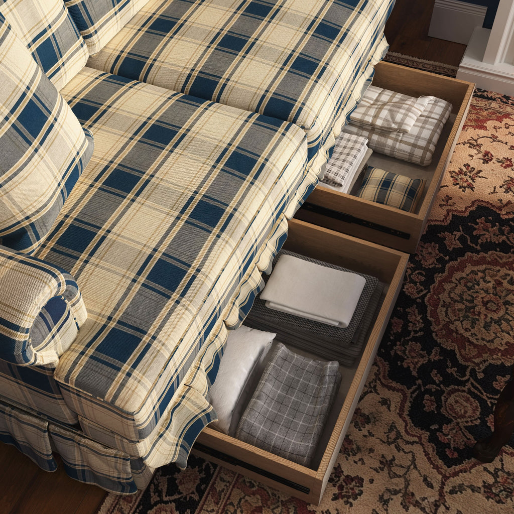 Cottonfy Kensington Chesterfield Style Retro Sofa with Storage