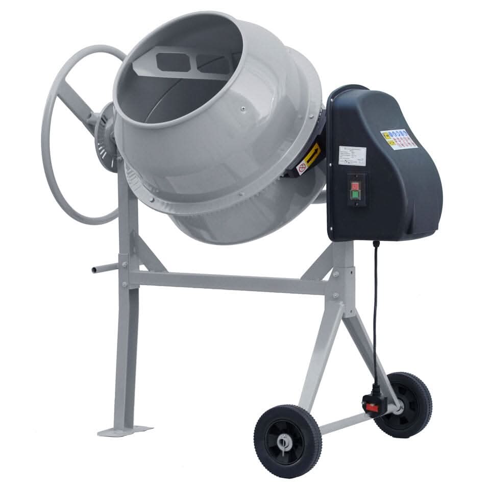 Durable and Versatile Cement Mixer with Easy Movement