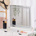 Contemporary Rectangle Vanity Mirror with LED Lights