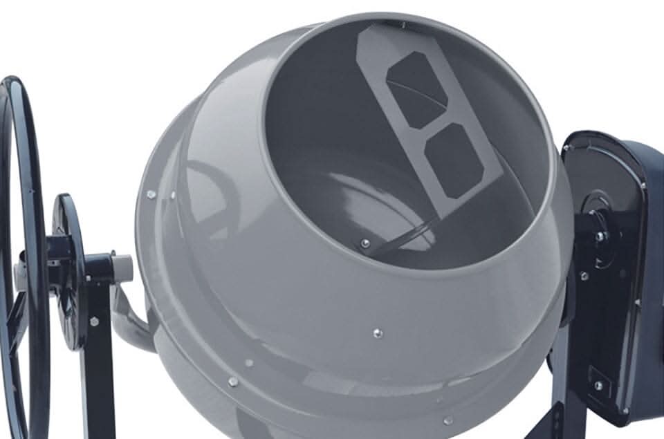 Durable and Versatile Cement Mixer with Easy Movement