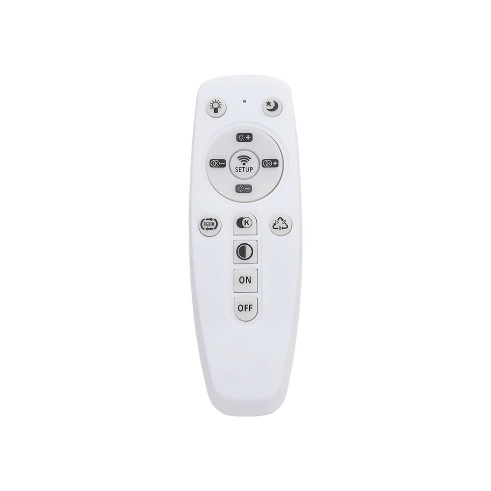 68 W Square LED Ceiling Light with Crystal Dimmable Warm Light
