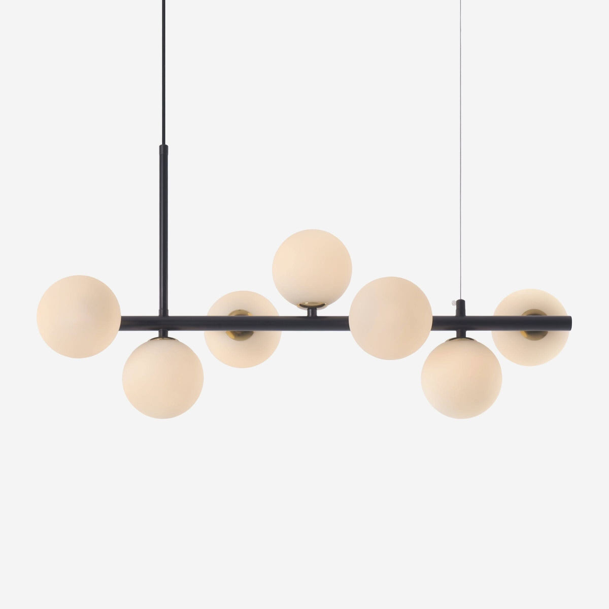 Lightsin Cumulus - Modern Metal Chandelier with LED White Shade