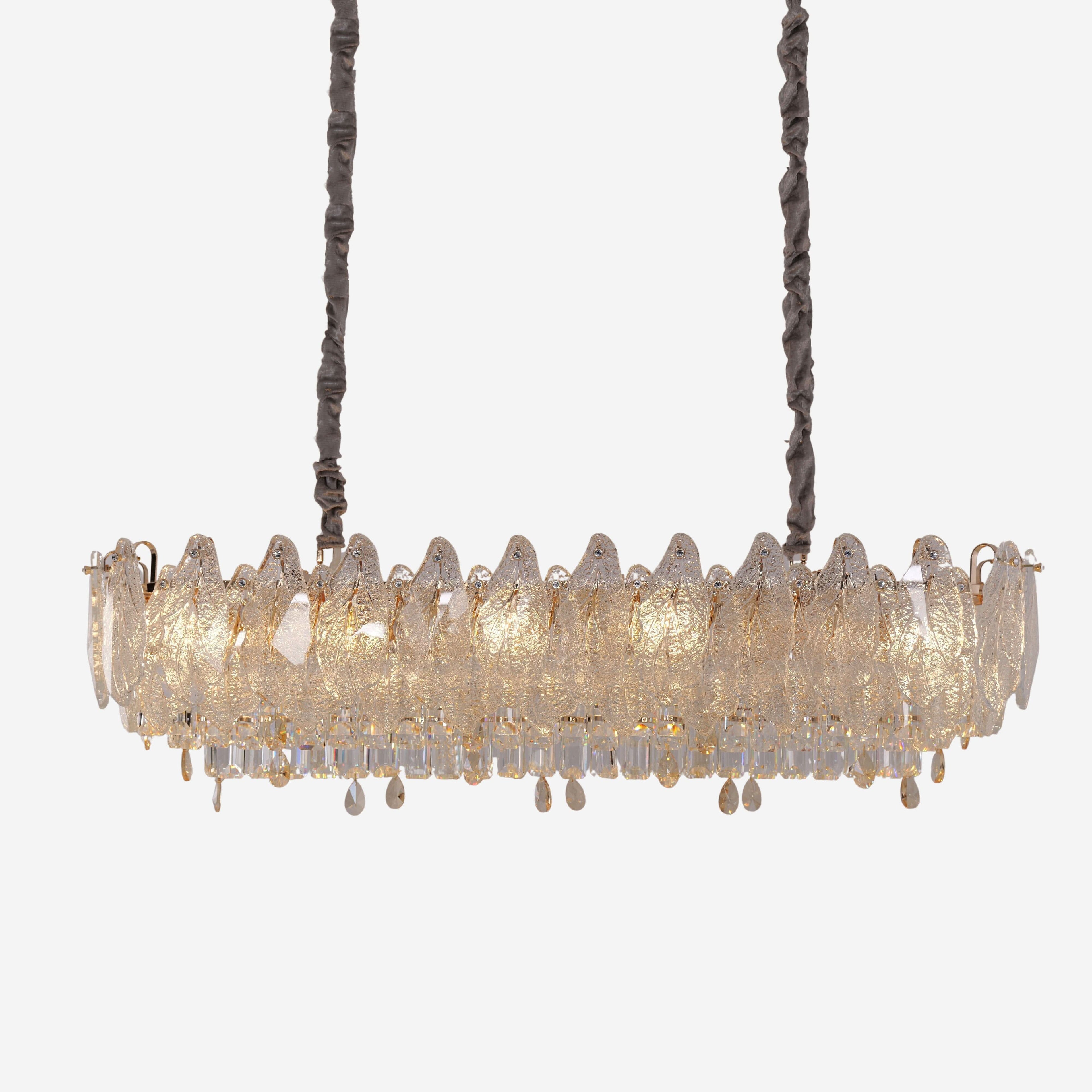 Lightsin Large Pendant Lighting Art Deco Chandelier for Living Room