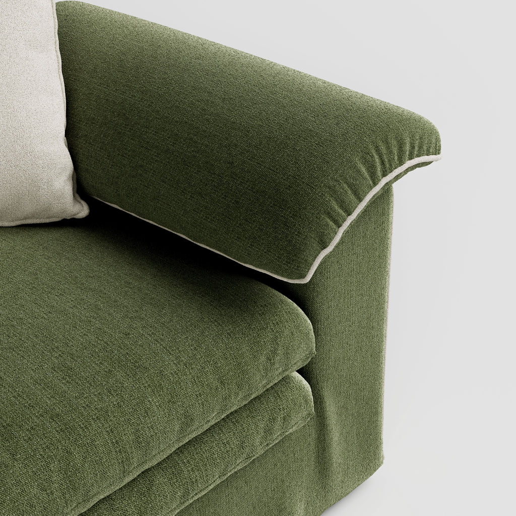 Cottonfy Stylish Lambswool Sofa with Detachable Design