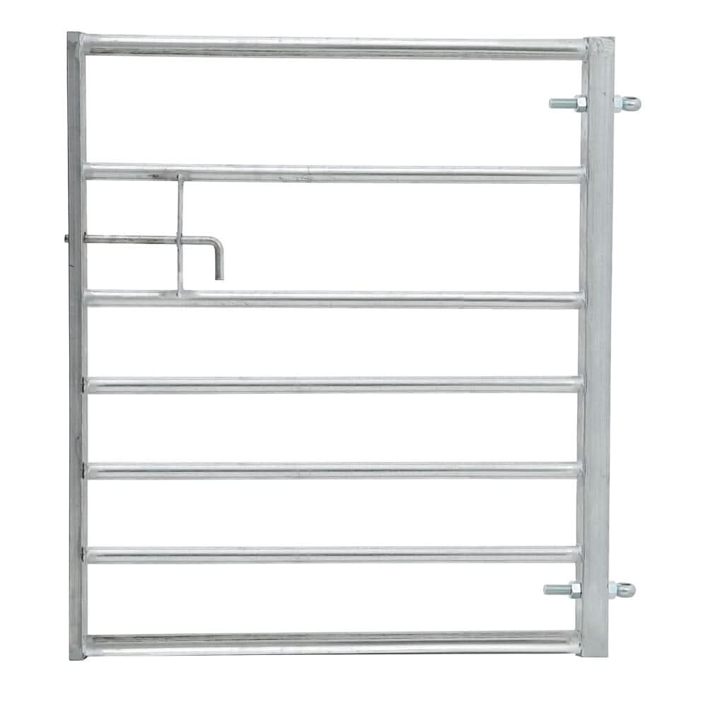 4-12FT Durable Galvanized Metal Field Gate