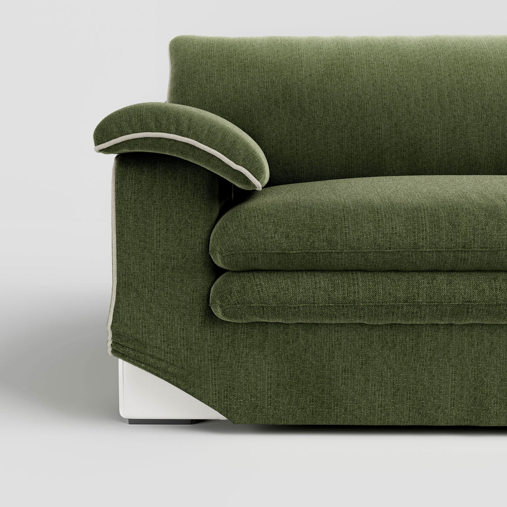 Cottonfy Stylish Lambswool Sofa with Detachable Design