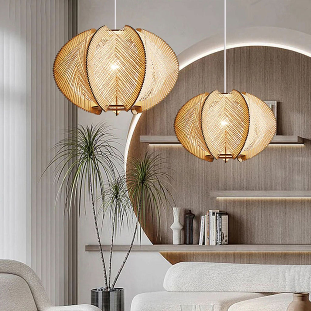 Lightsin Handmade LED Wooden Pendant Light 40/60 Dia