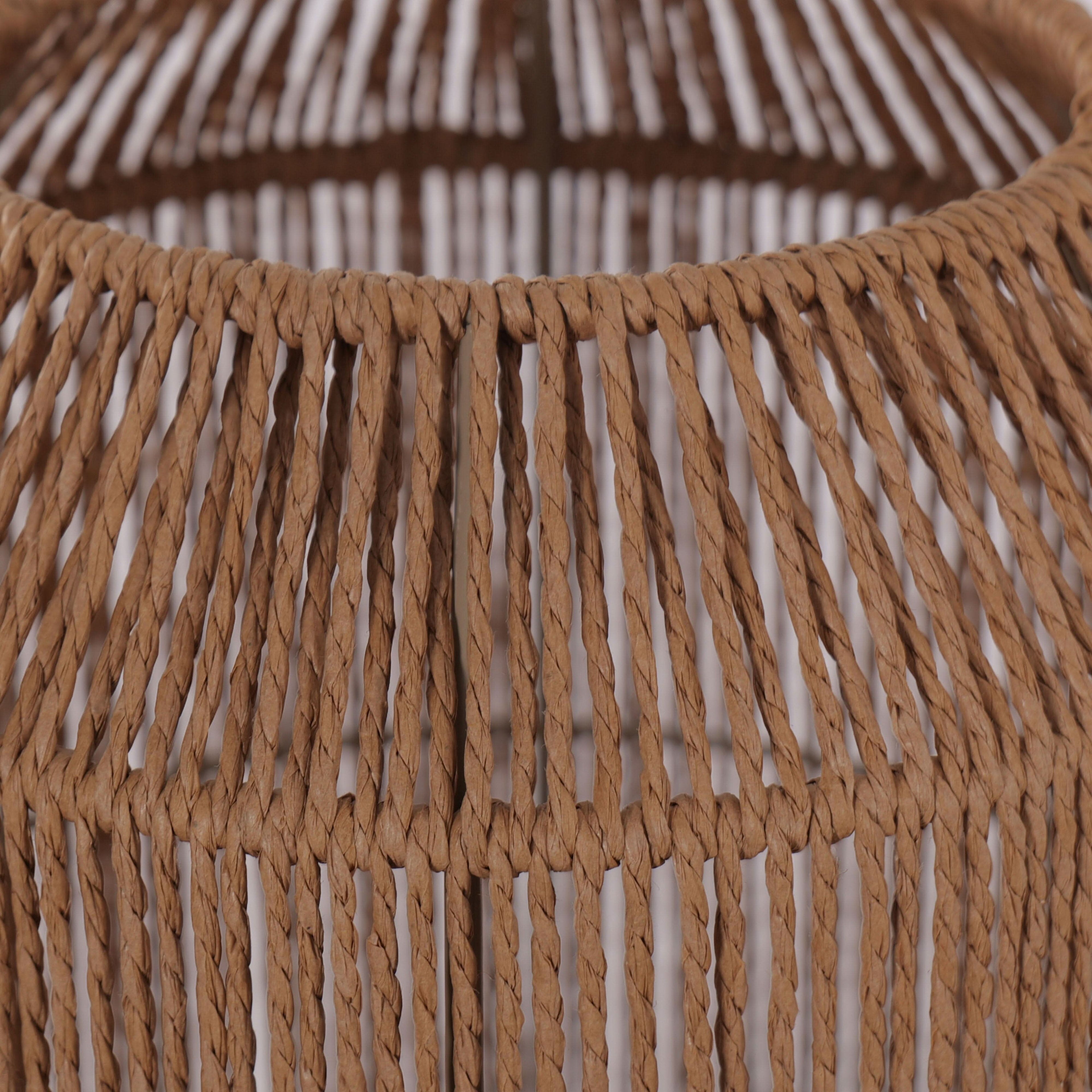 Lightsin Handcrafted Paper Rope Table Lamp Perfect for Living Rooms