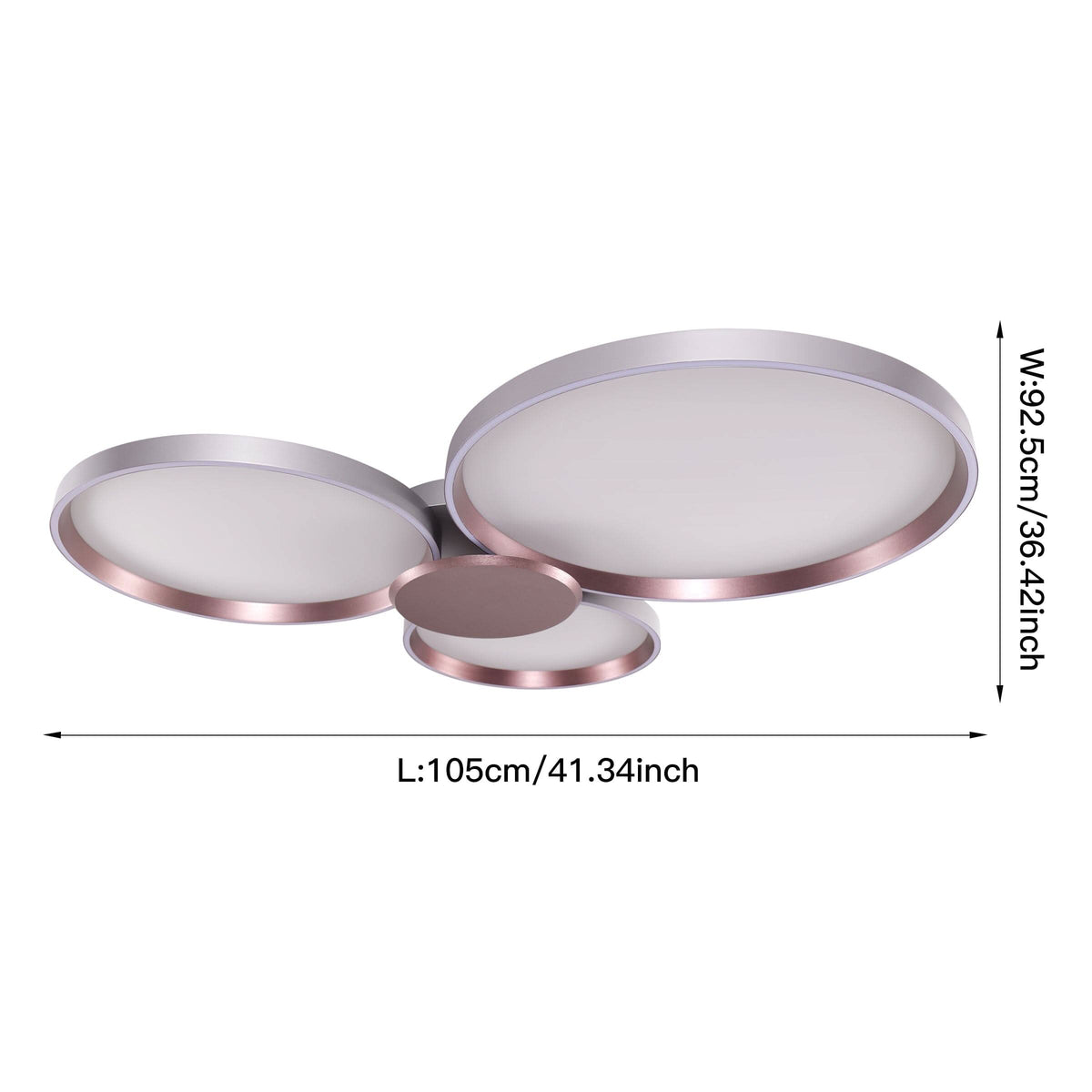 Lightsin Minimalist LED Ceiling Light for Living Room and Bedroom