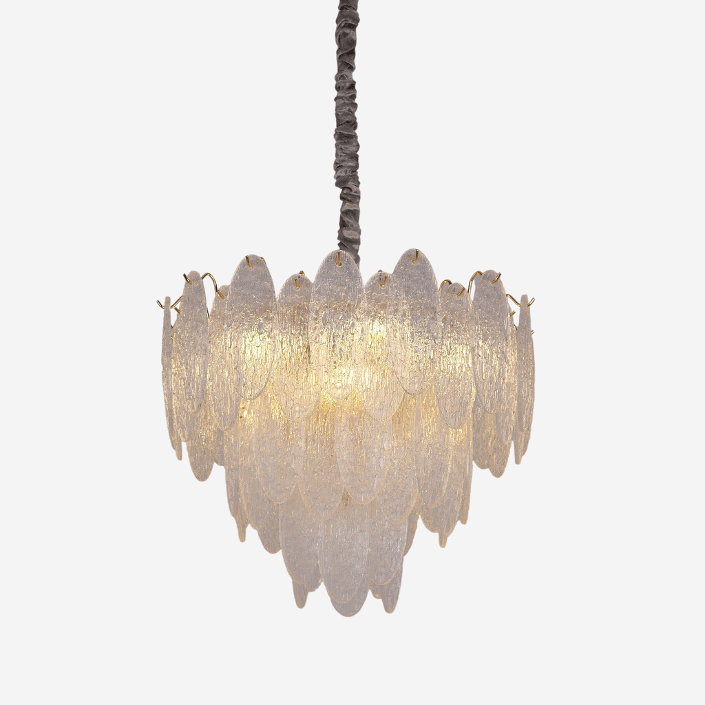 Lightsin Luxury Crystal Ceiling Light Champagne Gold Chandelier
