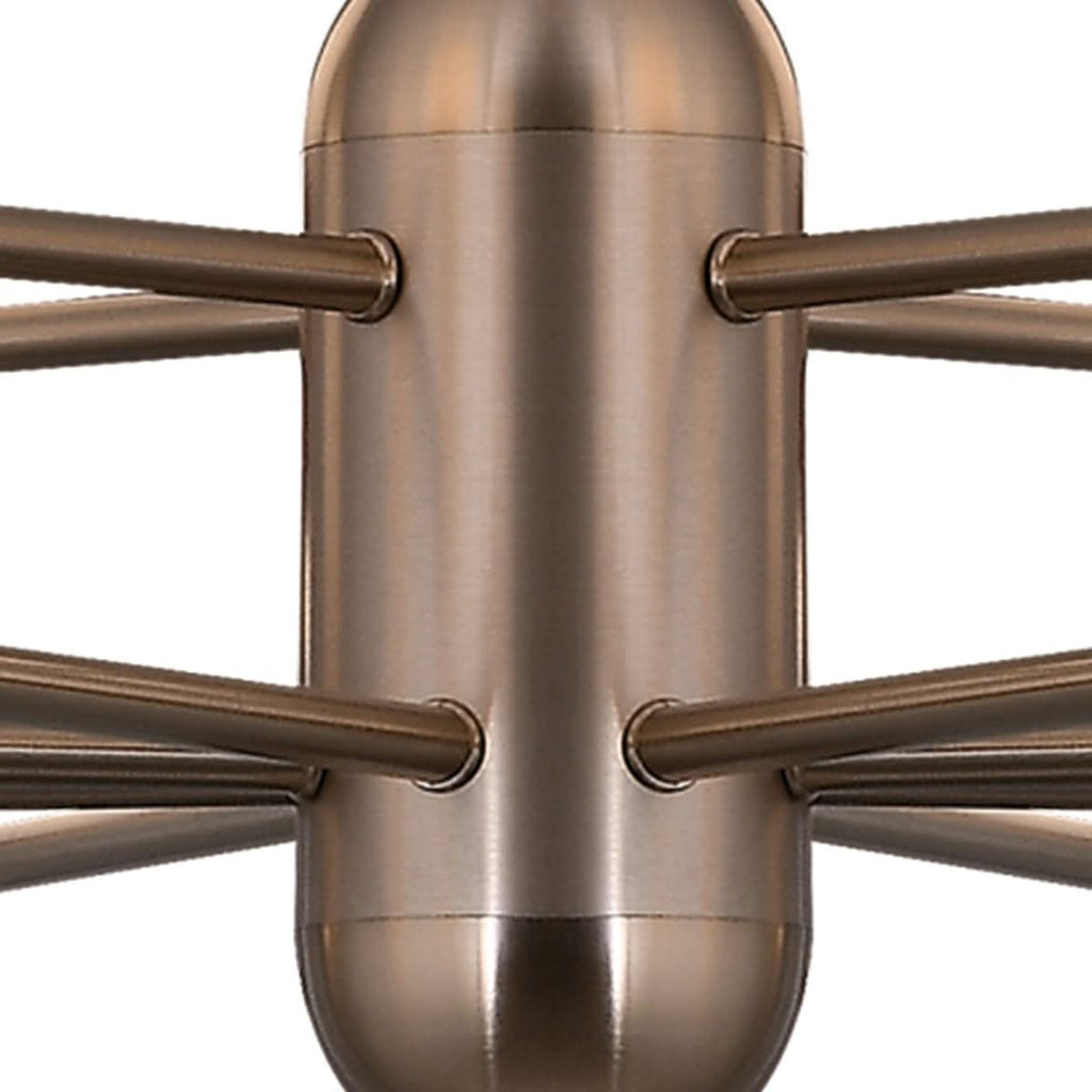 Lightsin Modern Minimalist Luxury Bronze Chandelier with Acrylic Shades