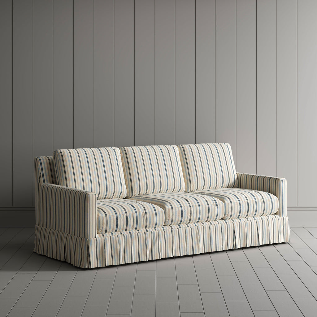 Cottonfy Country Check Sofa with Removable Skirted Covers