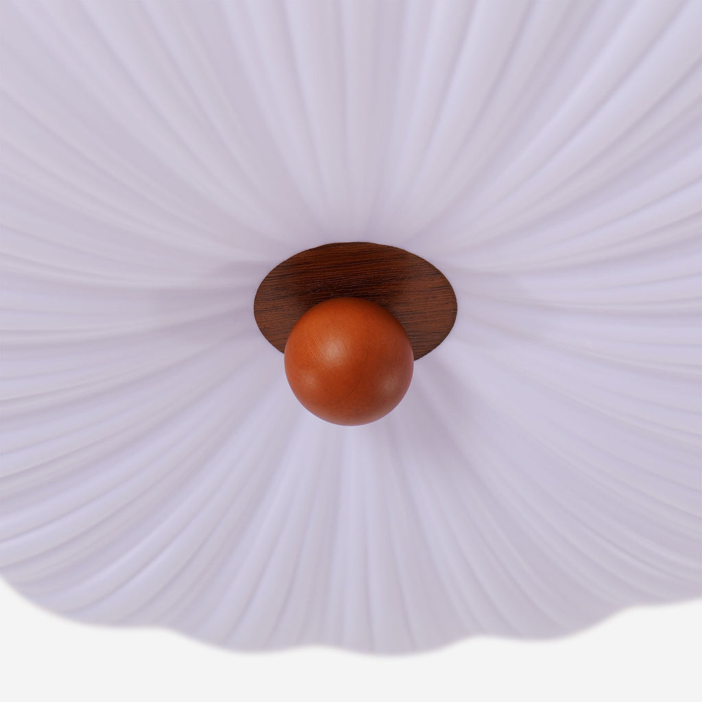 Walnut Pattern Acrylic Ceiling Light | Colour-Changing Flush Mount