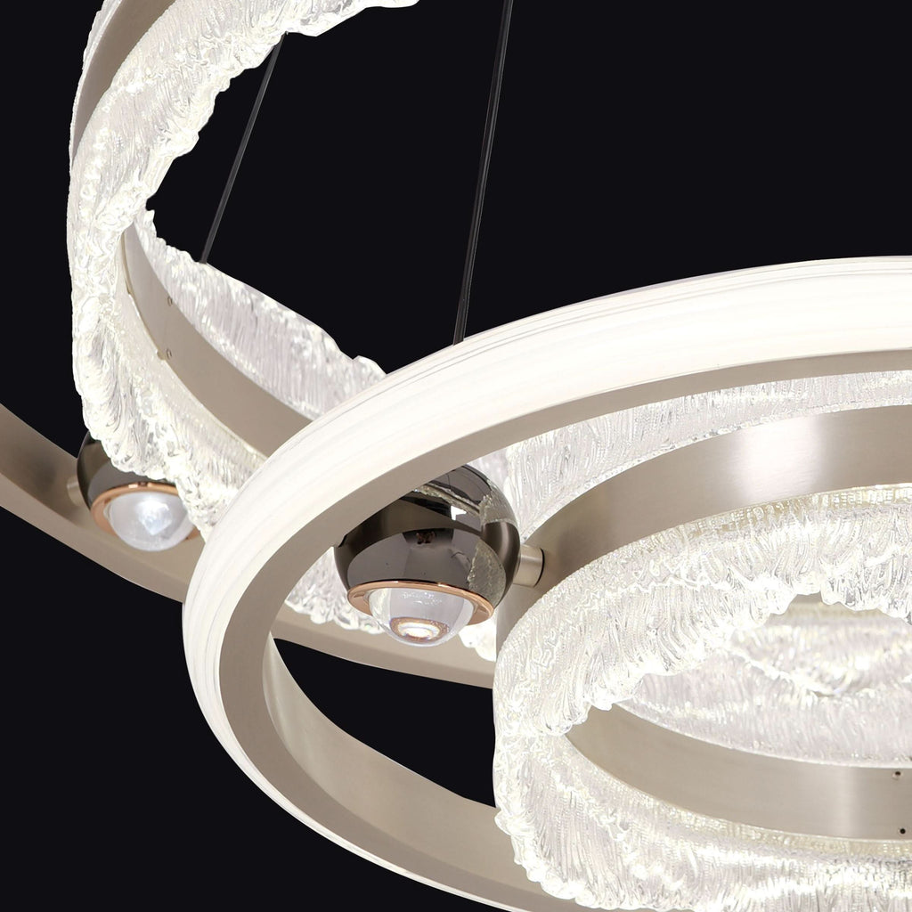Lightsin Modern Ceiling Pendant Light with Aluminum and Acrylic Design