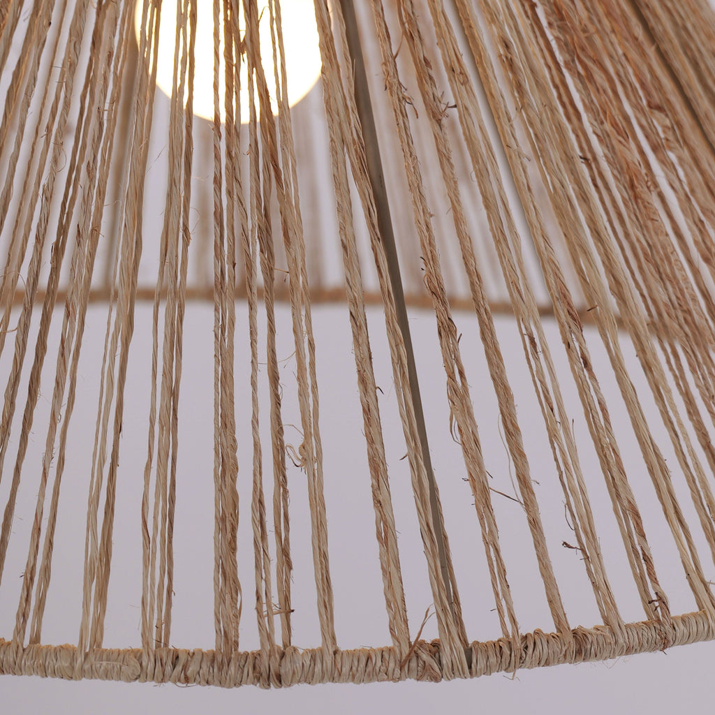 Lightsin Handwoven Paper Rope Pendant Light – Eco-Friendly Ceiling Fixture for Kitchen, Living Room & Bathroom