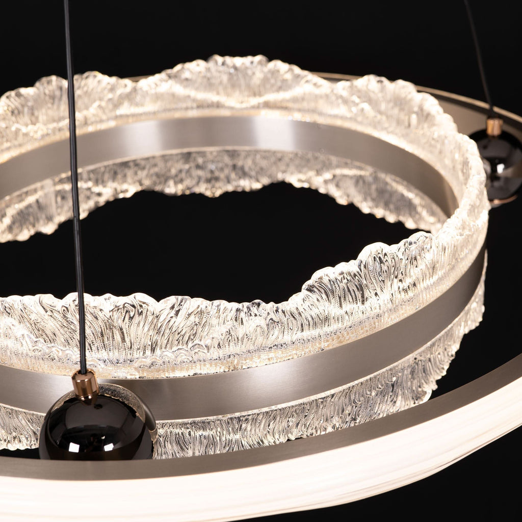 Lightsin Modern Ceiling Pendant Light with Aluminum and Acrylic Design