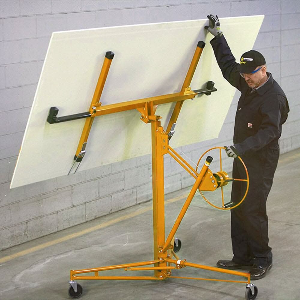 11 ft Drywall Panel Hoist  Lifter with Convenient Design and Easy Assembly