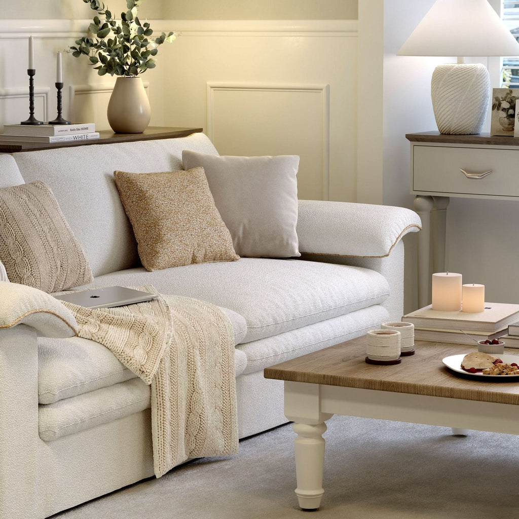 Cottonfy Stylish Lambswool Sofa with Detachable Design